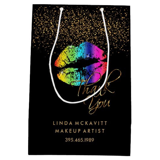 Rainbow Lip Lipstick-kleur - Hartelijk dank Medium Cadeauzakje (Achterkant)