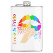 Rainbow Lips Lgbt Pride Heupfles (Voorkant)