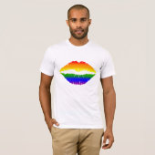 RAINBOW LIPS MOUTH T-SHIRS & TANKTOPS (Voorkant volledig)