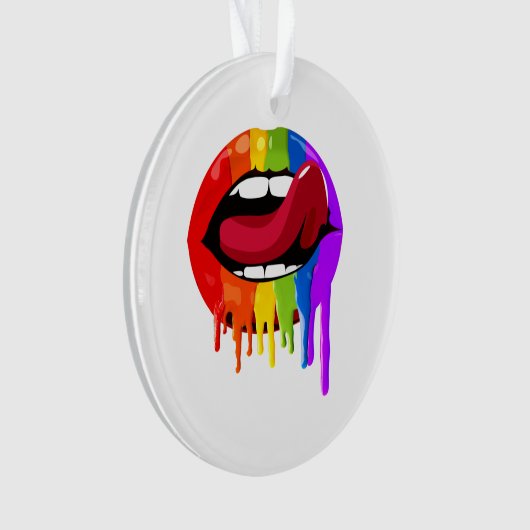 RAINBOW LIPS ORNAMENT (voorkant)