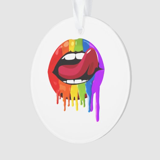 RAINBOW LIPS ORNAMENT (voorkant)