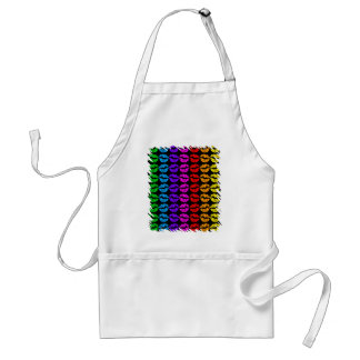 Rainbow Lips Pattern Standaard Schort