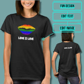 Rainbow Lips-T-shirt T-shirt