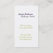 Rainbow Lipstick Makeup Artist Visitekaartje (Achterkant)