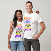 Rainbow Live Free T-shirt (Unisex)