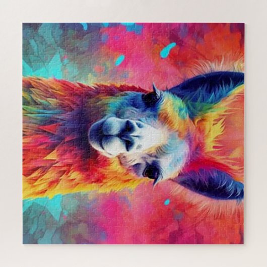 Rainbow Llama Legpuzzel (Horizontaal)