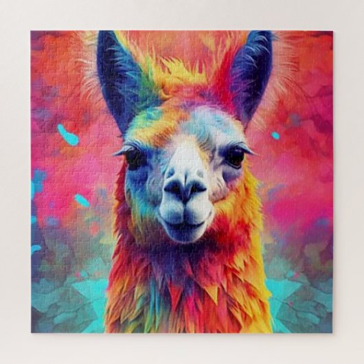 Rainbow Llama Legpuzzel (Verticaal)