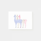 Rainbow Llama Post-it® Notes (Voorkant)
