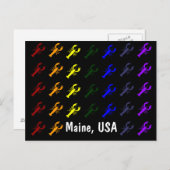 Rainbow Lobster Maine Briefkaart (Voorkant / Achterkant)