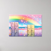 Rainbow Lockers AI-kunst  Canvas Afdruk (Voorkant)
