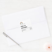 Rainbow Logo Kandle Product Labels (Envelop)