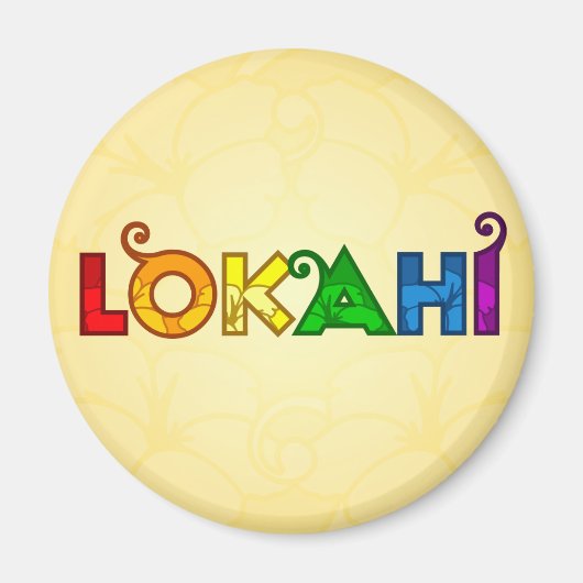 Rainbow Lokahi Magnet (Voorkant)
