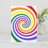 Rainbow Lollipop Kaart (Staand voorkant)