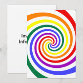 Rainbow Lollipop Kaart (Voorkant / Achterkant)