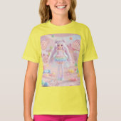 Rainbow Lollipop Kawaii Doll T-shirt (Voorkant)