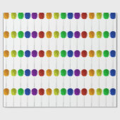 Rainbow Lollipop-opvulpapier Cadeaupapier (Vlak)