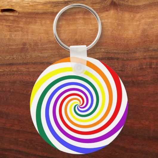 Rainbow Lollipop Sleutelhanger (Voorkant)