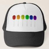Rainbow Lollipops Trucker Pet (Voorkant)