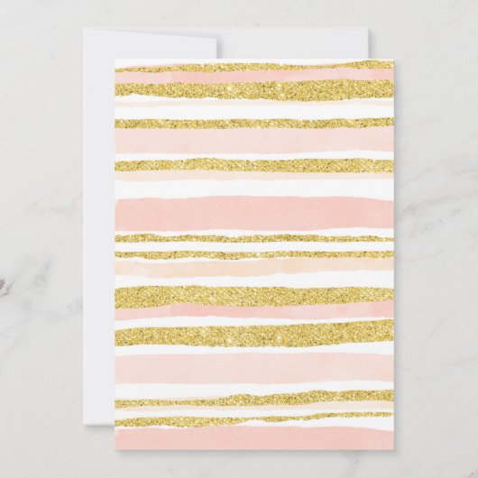 Rainbow Long Distance Baby shower Invitation Kaart (Achterkant)