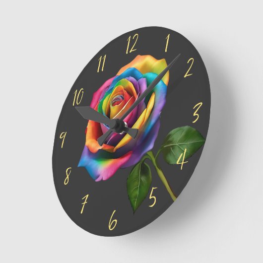 Rainbow Long Stem-Roos Ronde Klok (Hoek)