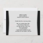 Rainbow Look "AFSTUDEREN VIERING!" Uitnodiging (Achterkant)