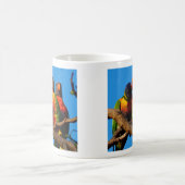 Rainbow Lorikeet foto mok koffie (Center)