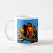 Rainbow Lorikeet foto mok koffie (Links)