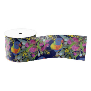 Rainbow Lorikeet Grosgrain Lint