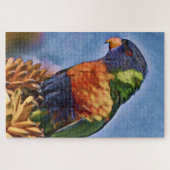 Rainbow Lorikeet Parrot Bird Legpuzzel (Horizontaal)