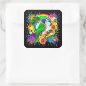 Rainbow Lorikeet Parrot Stickers (Tas)