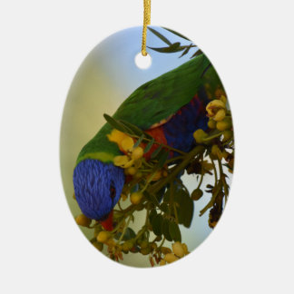 RAINBOW LORIKEET RURAL QUEENSLAND AUSTRALIË KERAMISCH ORNAMENT