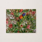 RAINBOW LORIKEET RURAL QUEENSLAND AUSTRALIË LEGPUZZEL (Horizontaal)