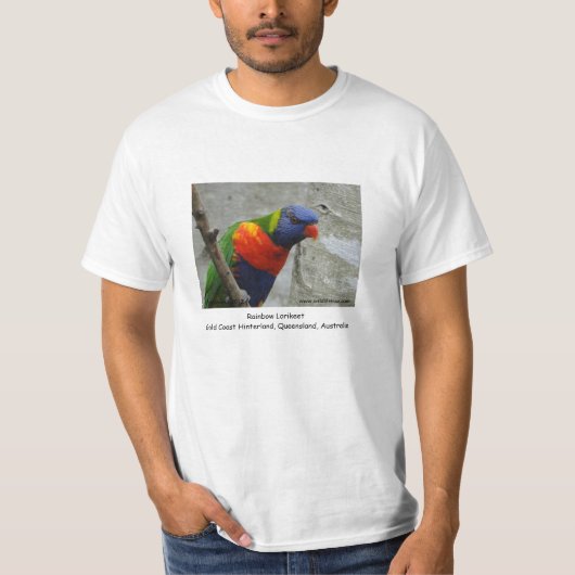 Rainbow Lorikeet T-shirt (Voorkant)