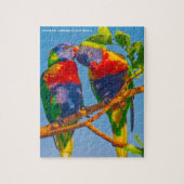 Rainbow Lorikeets Australië Legpuzzel (Verticaal)