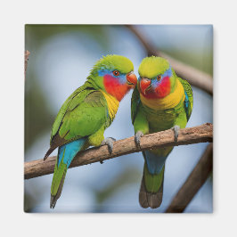 Rainbow Lorikeets Magneet