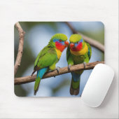 Rainbow Lorikeets Muismat (Met muis)