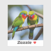 Rainbow Lorikeets Sticker (Vel)