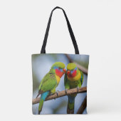 Rainbow Lorikeets Tote Bag (Achterkant)