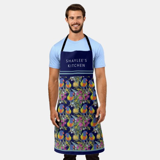 Rainbow Loriket Apron Schort (Gedragen)