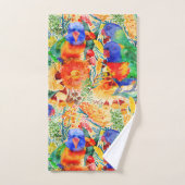 Rainbow Loriket Garden Bad Handdoek (Handdoek)