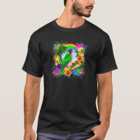 Rainbow Loriket Parrot Art