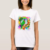 Rainbow Loriket Parrot Art T-shirt (Voorkant)
