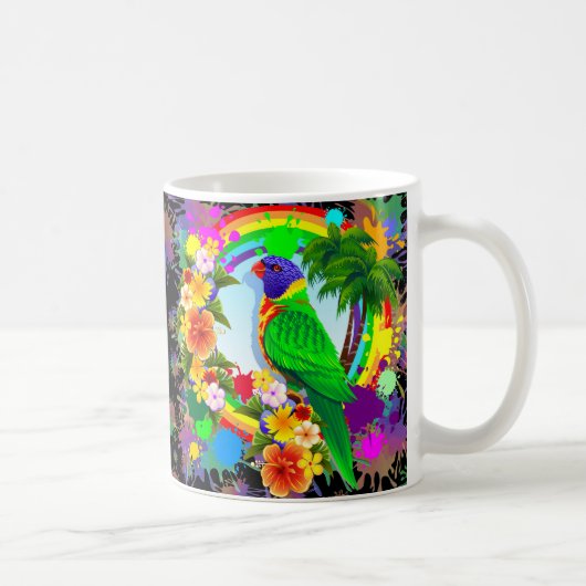 Rainbow Loriket Parrot Mokken (Rechts)