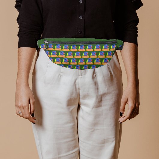 Rainbow Loriket Parrot Pattern Heuptasje