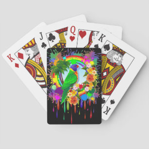 Rainbow Loriket Parrot Play_Cards Speelkaarten