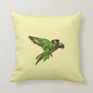 Rainbow Loriket (Trichoglossus haematodus) Kussen