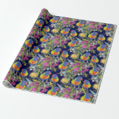 Rainbow Loriket Wrapping Paper Cadeaupapier (Uitgerold)