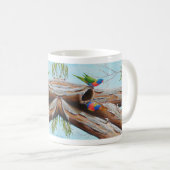 Rainbow Lorikets Australische Schildervogel Koffiemok (Voorkant rechts)