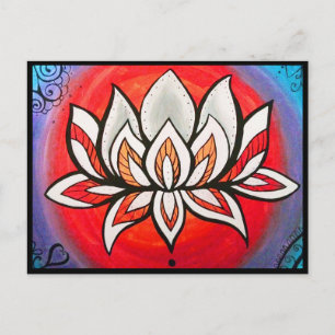 Rainbow Lotus briefkaart