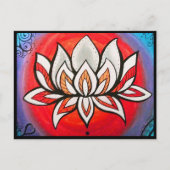 Rainbow Lotus briefkaart (Voorkant)